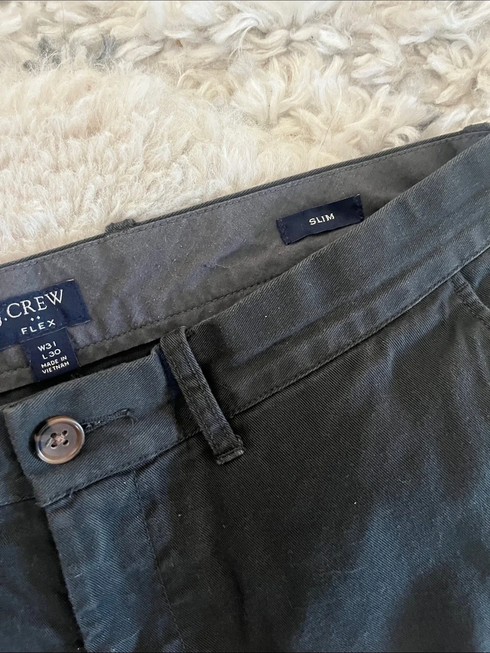 Jcrew chino straight ash grey 31x30